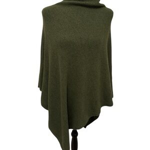 Chic Olive Green Women's Poncho